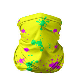 Бандана-труба 3D с принтом Coldcloud жёлтый в Санкт-Петербурге, 100% полиэстер, ткань с особыми свойствами — Activecool | плотность 150‒180 г/м2; хорошо тянется, но сохраняет форму | roses | андреев | андрей | бубба | капли | кислота | кляксы | краски | ту ту ту | хубба | школа | яркий