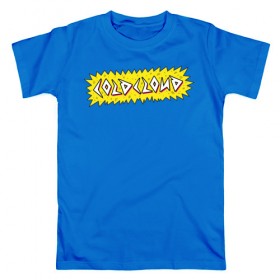 Мужская футболка хлопок с принтом Coldcloud logo в Санкт-Петербурге, 100% хлопок | прямой крой, круглый вырез горловины, длина до линии бедер, слегка спущенное плечо. | 