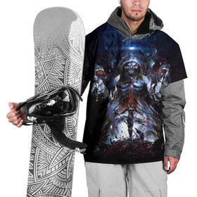 Накидка на куртку 3D с принтом Overlord в Санкт-Петербурге, 100% полиэстер |  | albedo | momonga | overlord | shalltear | айнц ул гон | айнц ул гоун | альбедо | лорд момон | момон | момонга | назарик | оверлорд | повелитель | шалтир
