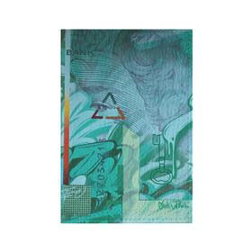 Обложка для паспорта матовая кожа с принтом Euro в Санкт-Петербурге, натуральная матовая кожа | размер 19,3 х 13,7 см; прозрачные пластиковые крепления | Тематика изображения на принте: graffity | street art | граффити | стрит арт