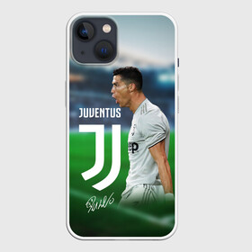 Чехол для iPhone 13 с принтом Роналдо Ювентус в Санкт-Петербурге,  |  | champions | cristiano | italy | juventus | league | ronaldo | seriaa | spain | superstar | италия | криштиану | лига | роналду | чемпионов | ювентус