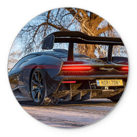 Коврик круглый с принтом Forza Horizon 4 в Санкт-Петербурге, резина и полиэстер | круглая форма, изображение наносится на всю лицевую часть | auto | car | forza | game | horizon | mclaren | motorsport | race | авто | гонки | игра | машина