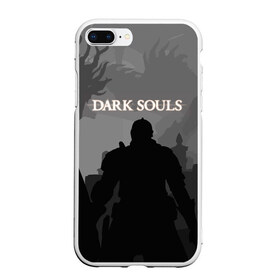 Чехол для iPhone 7Plus/8 Plus матовый с принтом Dark Souls в Санкт-Петербурге, Силикон | Область печати: задняя сторона чехла, без боковых панелей | action | dark | dark souls | died | dragon | game | games | japan | knight | rpg | souls | sword | you | дарк | дракон | драконы | души | игра | игры | мертв | меч | рпг | рыцари | рыцарь | соулс | темные | умер | щит | экшн | япония