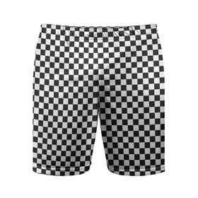 Мужские шорты спортивные с принтом Checkerboard в Санкт-Петербурге,  |  | белая | бойчик | вдудь | дудь | иванов | клетка. ячейка | кубики | орнамент | френдзона | чача | чёрная | шахматная. доска | шашечки