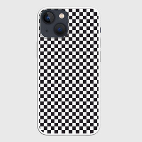 Чехол для iPhone 13 mini с принтом Checkerboard в Санкт-Петербурге,  |  | белая | бойчик | вдудь | дудь | иванов | клетка. ячейка | кубики | орнамент | френдзона | чача | чёрная | шахматная. доска | шашечки
