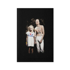 Обложка для паспорта матовая кожа с принтом Die Antwoord в Санкт-Петербурге, натуральная матовая кожа | размер 19,3 х 13,7 см; прозрачные пластиковые крепления | die antwoord | ninja | yo landi | йо ланди фиссер | музыка | рэп рейв