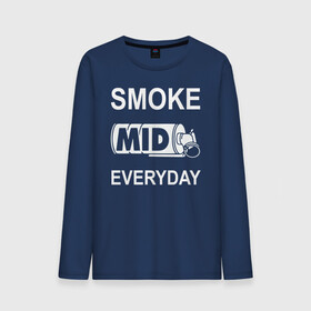 Мужской лонгслив хлопок с принтом Smoke mid everyday в Санкт-Петербурге, 100% хлопок |  | anarchist | balkan | blake | counter | cs:go | fbi | gign | gsg 9 | idf | pirate | sas | seal | strike | swat | анархисты | балканы | граната | день | дым | каждый | контра | контрудар | пираты