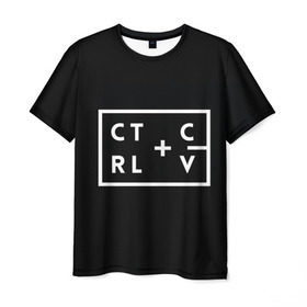 Мужская футболка 3D с принтом Ctrl-c,Ctrl-v Программирование в Санкт-Петербурге, 100% полиэфир | прямой крой, круглый вырез горловины, длина до линии бедер | c | c++ и objective c | cntr v | cntrl | code | habr | java | javascript | php | programming | python | ruby | stackoverflow | this | дизайнеры | как | кодим | можем