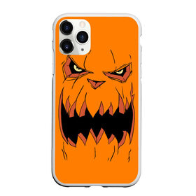 Чехол для iPhone 11 Pro матовый с принтом Halloween в Санкт-Петербурге, Силикон |  | Тематика изображения на принте: halloween | orange | pumpkin | scary | оранжевая | страшная | тыква | ужас | хэллоуин