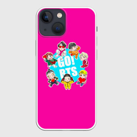 Чехол для iPhone 13 mini с принтом GO BTS в Санкт-Петербурге,  |  | army | bangtan | beyond | boys | bts | j hope | jimin | jin | jungkook | k pop | rm | scene | suga | the | v | армия | арэма | бтс | ви | джей хоупа | сюги | чимина | чина | чонгука