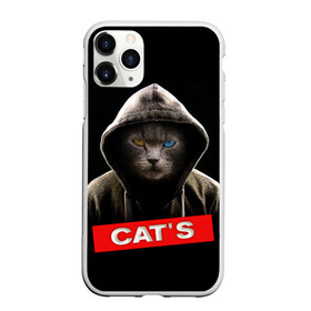 Чехол для iPhone 11 Pro Max матовый с принтом Кот в Санкт-Петербурге, Силикон |  | cat | глаза | животные | капюшон | кот | котенок | кошка | природа | хулиган