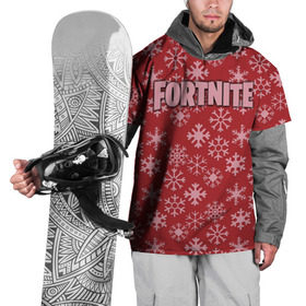 Накидка на куртку 3D с принтом Fortnite Новогодний в Санкт-Петербурге, 100% полиэстер |  | 