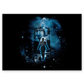 Поздравительная открытка с принтом Doctor Who в Санкт-Петербурге, 100% бумага | плотность бумаги 280 г/м2, матовая, на обратной стороне линовка и место для марки
 | doctor | series | space | tardis | time | travel | who | времени | время | доктор | космос | кто | пространство | путешествия | сериал | сериалы | тардис