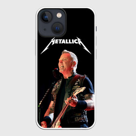 Чехол для iPhone 13 mini с принтом Metallica в Санкт-Петербурге,  |  | hard | heavy | hetfield | metal | metallica | music | rock | метал | металл | металлика | метла | музыка | рок | хард | хэви | хэтфилд