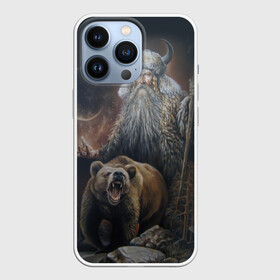 Чехол для iPhone 13 Pro с принтом Велес в Санкт-Петербурге,  |  | ethnic | folk | runes | slav | велес | медведь | руны | русь | славяне | фолк | фольклор | этника | этно | язычество