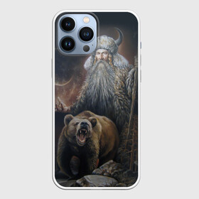 Чехол для iPhone 13 Pro Max с принтом Велес в Санкт-Петербурге,  |  | ethnic | folk | runes | slav | велес | медведь | руны | русь | славяне | фолк | фольклор | этника | этно | язычество