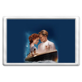 Магнит 45*70 с принтом Титаник в Санкт-Петербурге, Пластик | Размер: 78*52 мм; Размер печати: 70*45 | Тематика изображения на принте: 