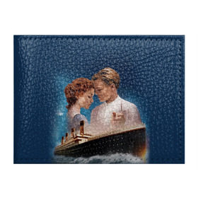 Обложка для студенческого билета с принтом Титаник в Санкт-Петербурге, натуральная кожа | Размер: 11*8 см; Печать на всей внешней стороне | Тематика изображения на принте: 