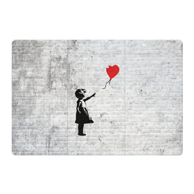 Магнитный плакат 3Х2 с принтом Бэнкси: Девочка с Шаром в Санкт-Петербурге, Полимерный материал с магнитным слоем | 6 деталей размером 9*9 см | art | balloon | banksy | culture | girl | graffity | heart | hearts | red | арт | бэнкси | граффити | девочка | девочка с шаром | красный | красным | культура | сердечки | сердечко | сердце | стрит | шар | шарик | шариком