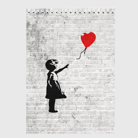 Скетчбук с принтом Бэнкси Девочка с Шаром в Санкт-Петербурге, 100% бумага
 | 48 листов, плотность листов — 100 г/м2, плотность картонной обложки — 250 г/м2. Листы скреплены сверху удобной пружинной спиралью | art | balloon | banksy | culture | girl | graffity | heart | hearts | red | арт | бэнкси | граффити | девочка | девочка с шаром | красный | красным | культура | сердечки | сердечко | сердце | стрит | шар | шарик | шариком