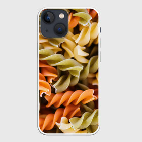 Чехол для iPhone 13 mini с принтом Макароны Спиральки в Санкт-Петербурге,  |  | food | italy | pasta | spagetti | еда | едой | изображение | италия | картинка | макарон | макароны | макарошки | мука | мучное | паста | прикол | прикольные | спагетти | спиральки | фото | юмор