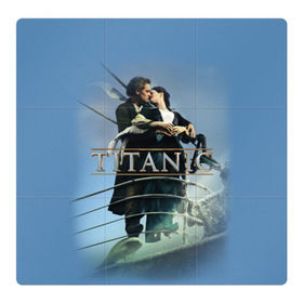 Магнитный плакат 3Х3 с принтом Титаник постер в Санкт-Петербурге, Полимерный материал с магнитным слоем | 9 деталей размером 9*9 см | Тематика изображения на принте: 
