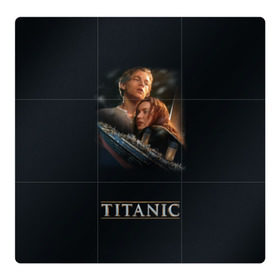Магнитный плакат 3Х3 с принтом Титаник Джек и Роза в Санкт-Петербурге, Полимерный материал с магнитным слоем | 9 деталей размером 9*9 см | Тематика изображения на принте: 