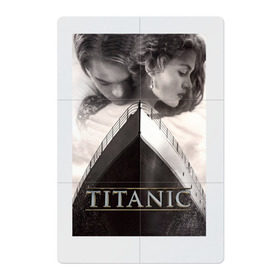 Магнитный плакат 2Х3 с принтом Титаник в Санкт-Петербурге, Полимерный материал с магнитным слоем | 6 деталей размером 9*9 см | titanic | титаник