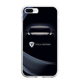 Чехол для iPhone 7Plus/8 Plus матовый с принтом Tesla Model 3 в Санкт-Петербурге, Силикон | Область печати: задняя сторона чехла, без боковых панелей | auto | car | cars | coil | electro | elon | future | logo | moto | motors | musk | pixel | tesla | авто | автомобили | автомобиль | будущее | илон | лого | логотип | маск | мото | моторс | символ | тесла | электричество | электро