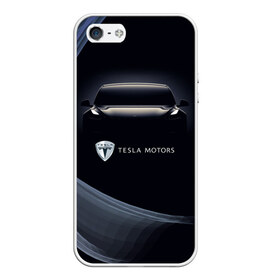 Чехол для iPhone 5/5S матовый с принтом Tesla Model 3 в Санкт-Петербурге, Силикон | Область печати: задняя сторона чехла, без боковых панелей | auto | car | cars | coil | electro | elon | future | logo | moto | motors | musk | pixel | tesla | авто | автомобили | автомобиль | будущее | илон | лого | логотип | маск | мото | моторс | символ | тесла | электричество | электро