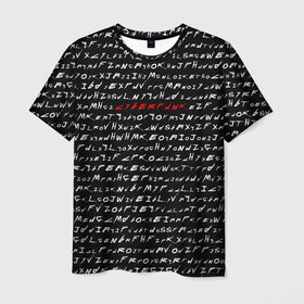 Мужская футболка 3D с принтом Cyberpunk 2077 Буквы в Санкт-Петербурге, 100% полиэфир | прямой крой, круглый вырез горловины, длина до линии бедер | 2020 | 2077 | cyber | cyberpunk | demon | fire | game | glitch | logo | punk | samurai | symbol | team | trauma | буквы | глитч | демон | игра | игры | кибер | киберпанк | клан | лого | логотип | огненный | панк | самурай | символ