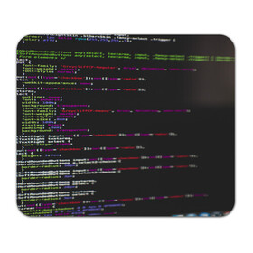 Коврик для мышки прямоугольный с принтом Программный код в Санкт-Петербурге, натуральный каучук | размер 230 х 185 мм; запечатка лицевой стороны | computer code | hacker | html | it | php | technology | код | компьютеры | материнская плата | программист | хакер