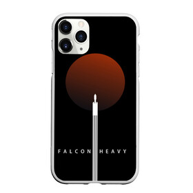 Чехол для iPhone 11 Pro матовый с принтом Falcon Heavy в Санкт-Петербурге, Силикон |  | falcon heavy | ilon mask | spacex | tesla | tesla roadster | илон маск | спейс икс | спейс экс | тесла | тесла родстер