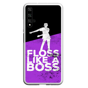 Чехол для Honor 20 с принтом Floss Like A Boss в Санкт-Петербурге, Силикон | Область печати: задняя сторона чехла, без боковых панелей | Тематика изображения на принте: battle | boss | epic | floss | fortnite | game | games | lama | pubg | pvp | royale | save | survival | the | world | битва | выживание | дроп | игра | игры | королевская | лама | массакр | мир | пабг | спасти | фортнайт