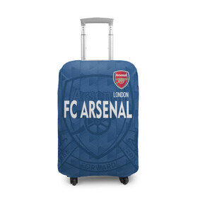 Чехол для чемодана 3D с принтом FC Arsenal в Санкт-Петербурге, 86% полиэфир, 14% спандекс | двустороннее нанесение принта, прорези для ручек и колес | arsenal | arsenal football club | арсенал | футбольный клуб