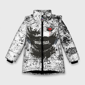 Зимняя куртка для девочек 3D с принтом Kaneki Ken (Tokyo Ghoul) #2 в Санкт-Петербурге, ткань верха — 100% полиэстер; подклад — 100% полиэстер, утеплитель — 100% полиэстер. | длина ниже бедра, удлиненная спинка, воротник стойка и отстегивающийся капюшон. Есть боковые карманы с листочкой на кнопках, утяжки по низу изделия и внутренний карман на молнии. 

Предусмотрены светоотражающий принт на спинке, радужный светоотражающий элемент на пуллере молнии и на резинке для утяжки. | anime | kaneki ken | tokyo ghoul | аниме | канеки кен | токийский гуль