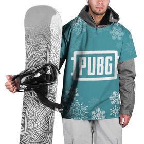 Накидка на куртку 3D с принтом PUBG Новогодний в Санкт-Петербурге, 100% полиэстер |  | 