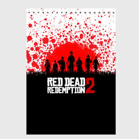 Скетчбук с принтом RED DEAD REDEMPTION 2 в Санкт-Петербурге, 100% бумага
 | 48 листов, плотность листов — 100 г/м2, плотность картонной обложки — 250 г/м2. Листы скреплены сверху удобной пружинной спиралью | game | red dead | red dead redemption 2 | redemption 2 | rockstar games | бандиты | дикий запад | игры | ковбои | оружие