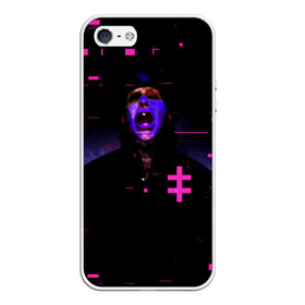 Чехол для iPhone 5/5S матовый с принтом Marilyn Manson в Санкт-Петербурге, Силикон | Область печати: задняя сторона чехла, без боковых панелей | Тематика изображения на принте: cry | inch | industrial | little | manson | marilyn | music | nails | nin | rock | sister | индастриал | инч | мансон | менсен | менсон | мерилин | мерлин | музыка | мэнсон | мэрилин | мэрлин | найн | нин | нэйлс | рок