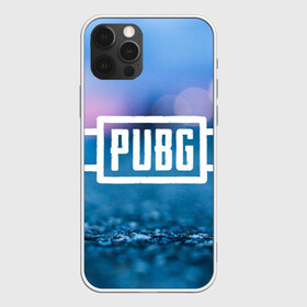 Чехол для iPhone 12 Pro Max с принтом PUBG light blue в Санкт-Петербурге, Силикон |  | pubg | игра | лого | пубг | светлый | стрелялка | шутер