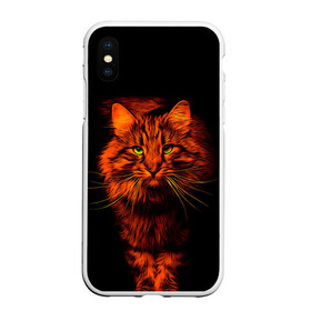 Чехол для iPhone XS Max матовый с принтом Рыжий кот в Санкт-Петербурге, Силикон | Область печати: задняя сторона чехла, без боковых панелей | cat | кот | котик | кошка | рыжая | рыжий