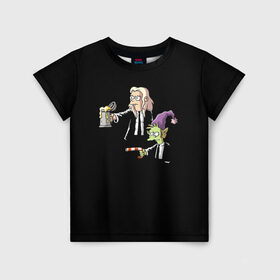 Детская футболка 3D с принтом Disenchantment. Pulp Fiction в Санкт-Петербурге, 100% гипоаллергенный полиэфир | прямой крой, круглый вырез горловины, длина до линии бедер, чуть спущенное плечо, ткань немного тянется | криминальное чтиво | разочарование | тарантино | эльф