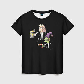 Женская футболка 3D с принтом Disenchantment. Pulp Fiction в Санкт-Петербурге, 100% полиэфир ( синтетическое хлопкоподобное полотно) | прямой крой, круглый вырез горловины, длина до линии бедер | криминальное чтиво | разочарование | тарантино | эльф