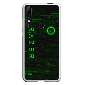 Чехол для Honor P Smart Z с принтом RAZER в Санкт-Петербурге, Силикон | Область печати: задняя сторона чехла, без боковых панелей | Тематика изображения на принте: 101 | brand | company | gamer | green | logo | mamba | naga | player | razer | rzr | snake | бренд | железо | зеленый | змея | компания | лого | рейзер | софт