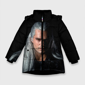 Зимняя куртка для девочек 3D с принтом The Witcher Geralt of Rivia в Санкт-Петербурге, ткань верха — 100% полиэстер; подклад — 100% полиэстер, утеплитель — 100% полиэстер. | длина ниже бедра, удлиненная спинка, воротник стойка и отстегивающийся капюшон. Есть боковые карманы с листочкой на кнопках, утяжки по низу изделия и внутренний карман на молнии. 

Предусмотрены светоотражающий принт на спинке, радужный светоотражающий элемент на пуллере молнии и на резинке для утяжки. | andrzej | cavill | ciri | cirilla | geralt | henry | netflix | rivia | sapkowski | witcher | yennefer | анджей | ведьмак | генри | геральт | йеннифэр | кавилл | ривия | сапковский | цири | цирилла