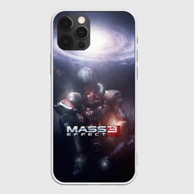 Чехол для iPhone 12 Pro с принтом MASS EFFECT 3 в Санкт-Петербурге, силикон | область печати: задняя сторона чехла, без боковых панелей | amdromeda initiative | andromeda | game | gun | hemet | n7 | rifle | ryder | soldier | space | star | weapon