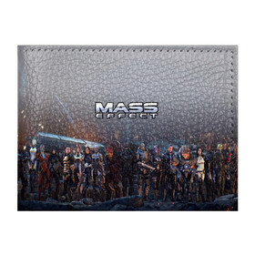 Обложка для студенческого билета с принтом Mass Effect в Санкт-Петербурге, натуральная кожа | Размер: 11*8 см; Печать на всей внешней стороне | amdromeda initiative | andromeda | game | gun | hemet | n7 | rifle | ryder | soldier | space | star | weapon