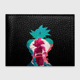 Обложка для студенческого билета с принтом Сон Гоку розовый в Санкт-Петербурге, натуральная кожа | Размер: 11*8 см; Печать на всей внешней стороне | Тематика изображения на принте: аниме | гоку | драгон