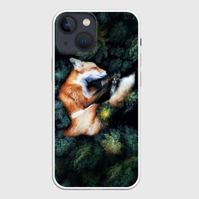 Чехол для iPhone 13 mini с принтом Лисичка в Лесу в Санкт-Петербурге,  |  | core | cute | forest | fox | foxes | ginger | world | деревья | забавная | зелень | кино | лес | лис | лиса | лисица | лисицы | лисичка | лисички | лист | листва | лисы | милая | мира | рыжая | рыжие | сердце | смешная | фильм | фыр