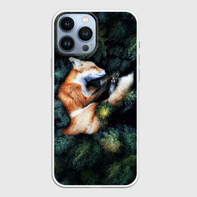 Чехол для iPhone 13 Pro Max с принтом Лисичка в Лесу в Санкт-Петербурге,  |  | core | cute | forest | fox | foxes | ginger | world | деревья | забавная | зелень | кино | лес | лис | лиса | лисица | лисицы | лисичка | лисички | лист | листва | лисы | милая | мира | рыжая | рыжие | сердце | смешная | фильм | фыр